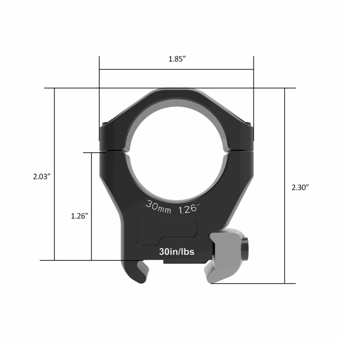 ARKEN HALO Ti™ Titanium Scope Rings - Image 8