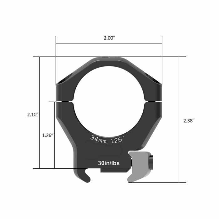 ARKEN HALO Ti™ Titanium Scope Rings - Image 7