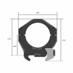 ARKEN HALO Ti™ Titanium Scope Rings - Image 4
