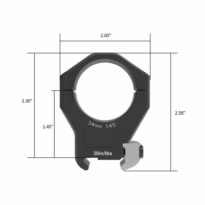 ARKEN HALO Ti™ Titanium Scope Rings - Image 5