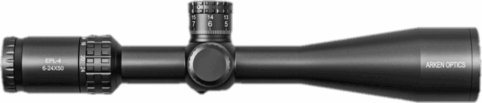 ARKEN EPL4 6-24×50 FFP MIL VHR Illuminated Reticle with Zero Stop – 30mm Tube - Image 3