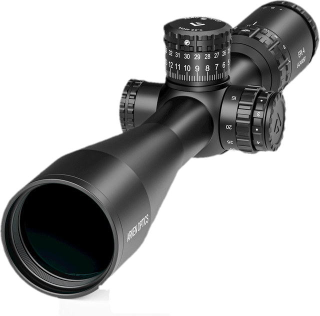 ARKEN EPL4 6-24×50 FFP MOA VHR Illuminated Reticle with Zero Stop – 30mm Tube