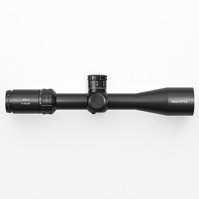 ARKEN EPL4 4-16×44 FFP MIL VHR Illuminated Reticle with Zero Stop – 30mm Tube