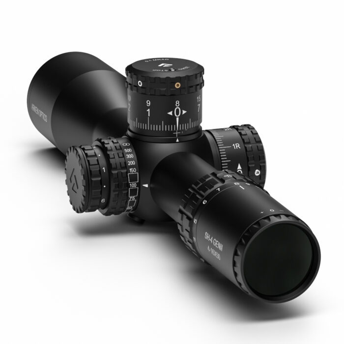 SH4 4-16X50 GEN2 FFP MIL VPR Illuminated Reticle with Zero Stop – 34mm Tube - Image 7