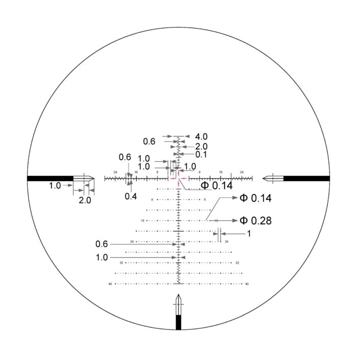 ARKEN EPL4 6-24×50 FFP MOA VPR Illuminated Reticle with Zero Stop – 30mm Tube - Image 8
